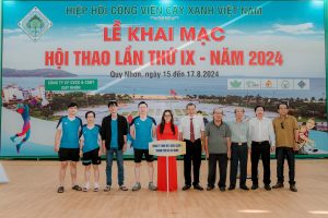 *THAM GIA HỘI THAO HIỆP HỘI CÔNG VIÊN CÂY XANH VIỆT NAM LẦN THỨ IX – NĂM 2024 TẠI QUY NHƠN, BÌNH ĐỊNH*